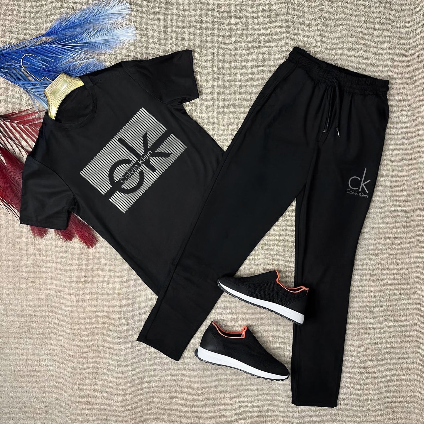 Men's Luxury Branded Co-Ord Set