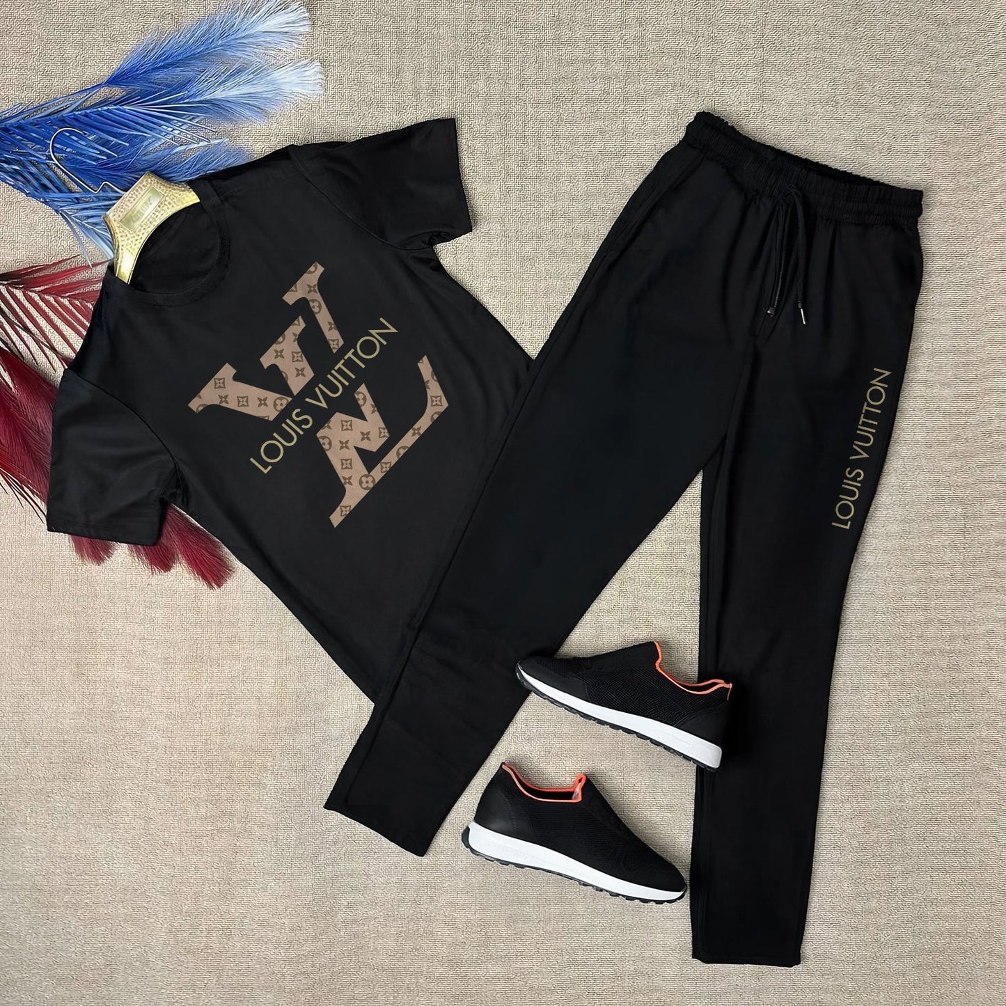 Men's Luxury Branded Co-Ord Set