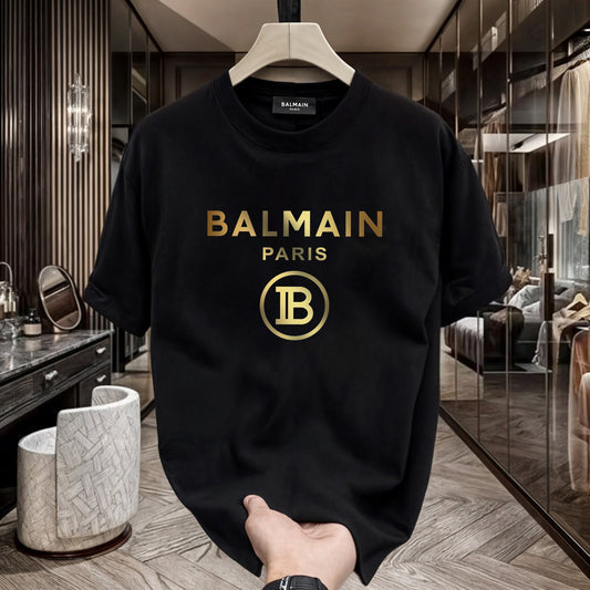 Men's Premium Selling T-Shirt (BD-Gucci California +Balmain Gold)