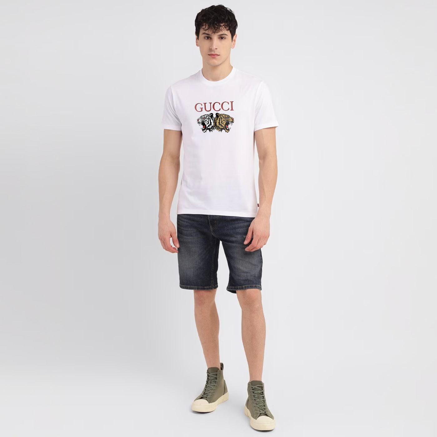 Men's Premium Selling T-Shirt White(BD-16)