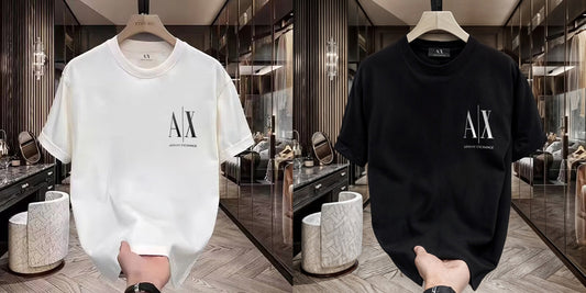 Men's Premium Selling T-Shirts (BD-SMALL AX BLACK+SMALL AX WHITE)