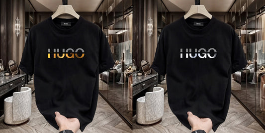 Men's Premium Selling T-Shirts (BD-HUGO GOLD+Hugo Silver)