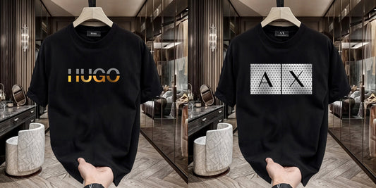 Men's Premium Selling T-Shirts (BD-HUGO GOLD+AX Big Box)
