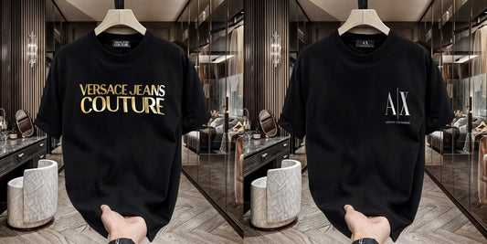 Men's Premium Selling T-Shirts (BD-Versace+ Small AX White)