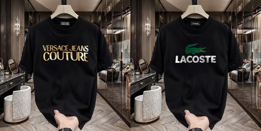 Men's Premium Selling T-Shirts (BD-Versace+ Lacoste)