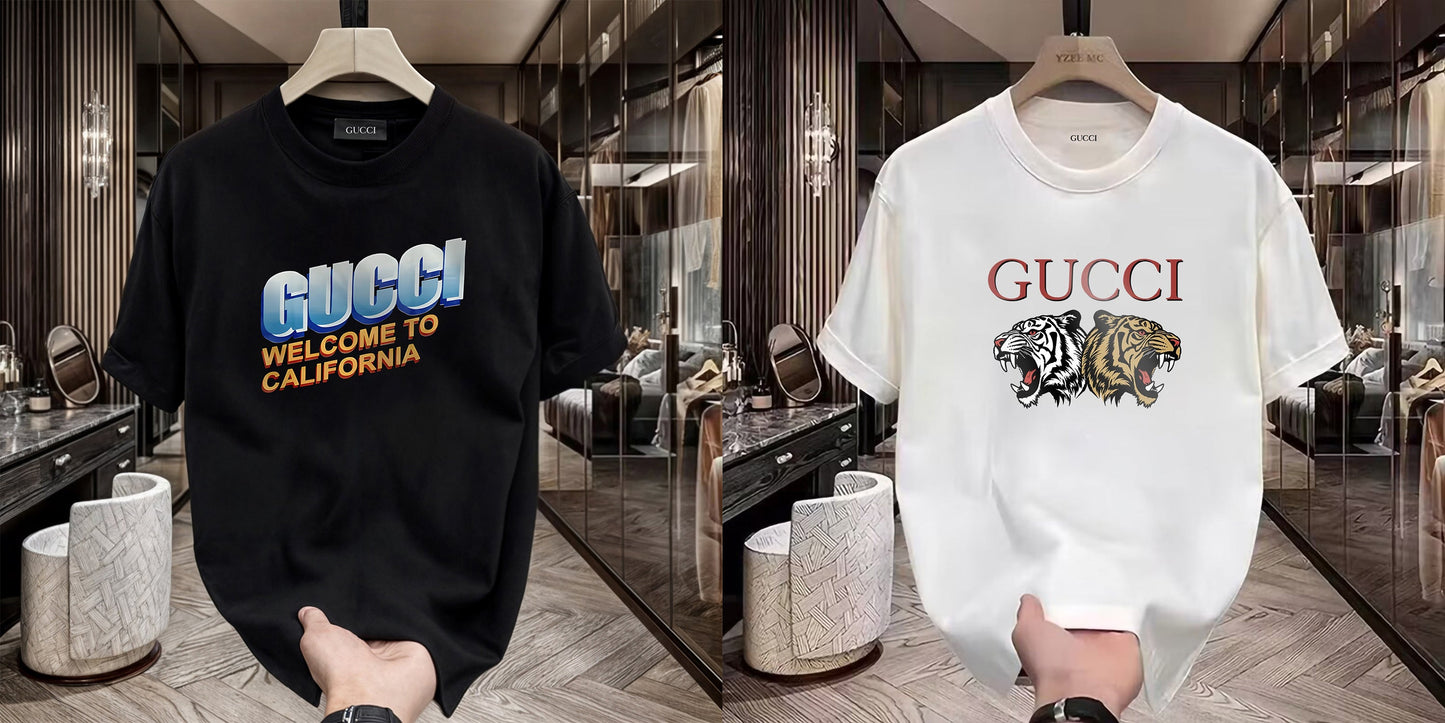 Men's Premium Selling T-Shirt (BD-Gucci California +Gucci Tiger)