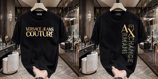 Men's Premium Selling T-Shirts (BD-Versace+ Armani Exchange)