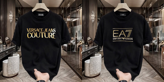Men's Premium Selling T-Shirts (BD-Versace+ EA 7)