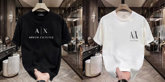 Men's Premium Selling T-shirt (BD-AX WHITE+SMALL AX BLACK)