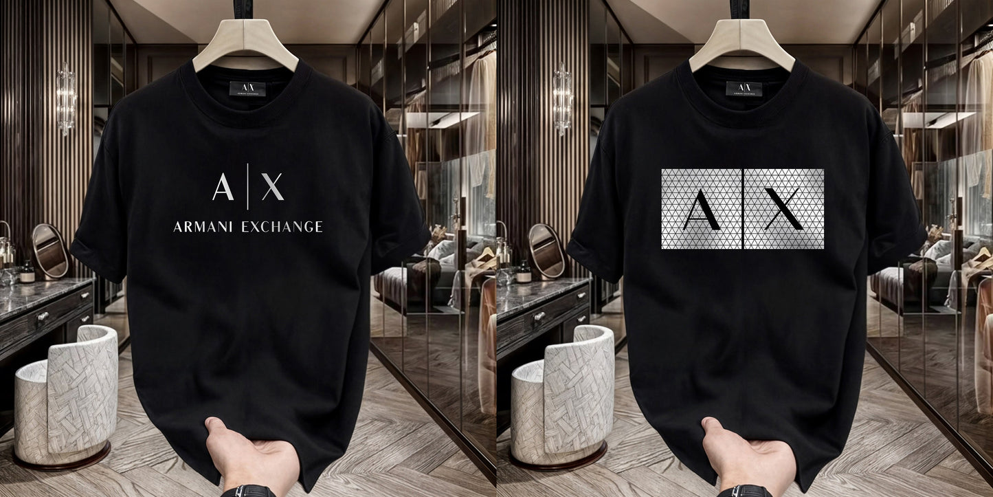 Men's Premium Selling T-Shirts (BD-AX WHITE+AX BIG BOX)