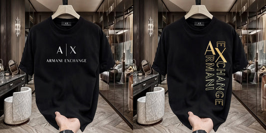 Men's Premium Selling T-Shirts (BD-AX WHITE+ARMANI EXCHANGE)