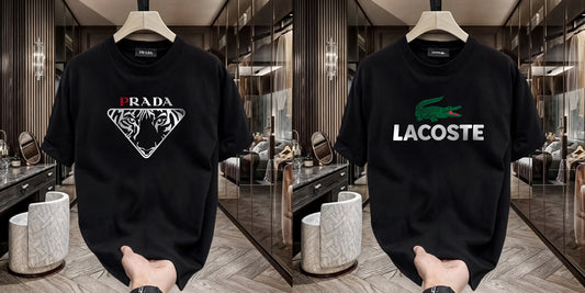Men's Premium Selling T-Shirts (BD-Prada+Lacoste)