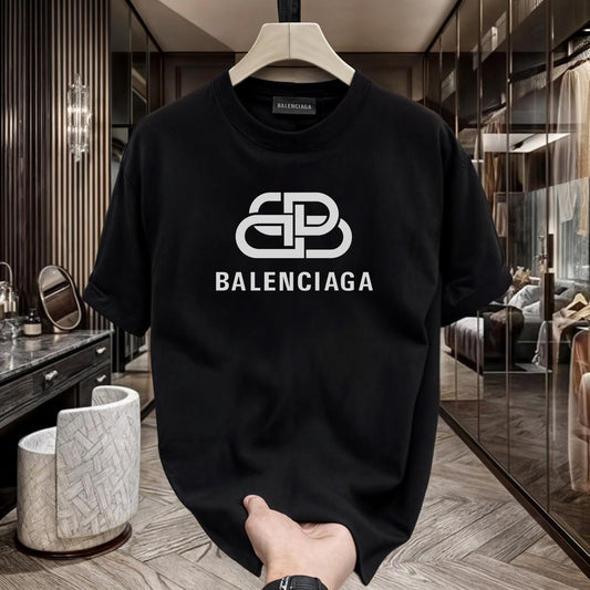 Men's Premium Selling T-Shirt (BD-Balenciaga New +AX White)
