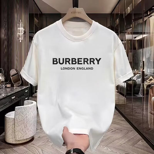 Men's Premium Selling T-Shirt (BD-BURBERRY LE +AX Gold)