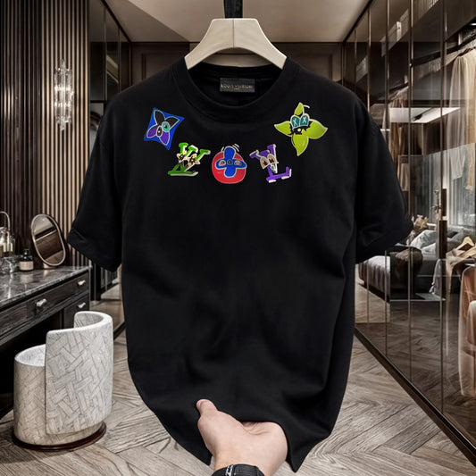 Men's Premium Selling T-Shirt (BD-LV Multi +Gucci Tiger)